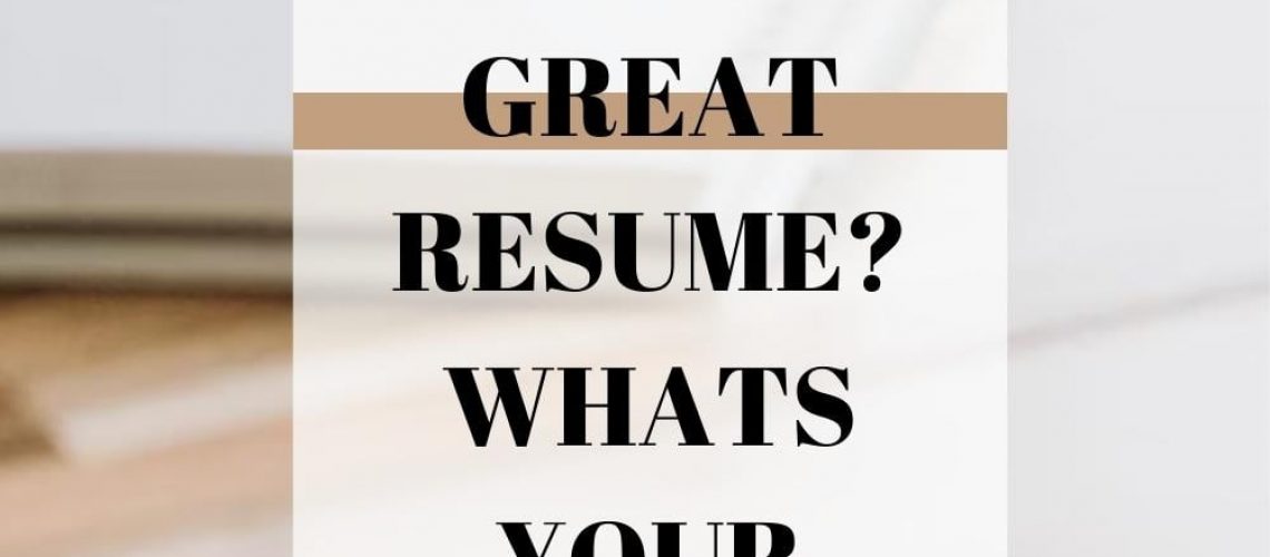Chance of getting a job without a great resume?